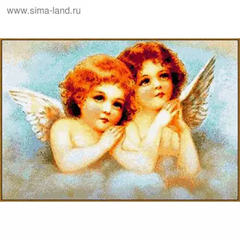 Алмазная мозаика «Ангелочки», 21 цвет