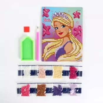 Алмазная мозаика «Барби», частичное заполнение, 20 × 15 см