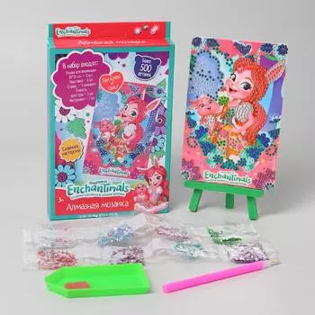 Алмазная мозаика «Enchantimals, Бри Кроля и Твист» 10 15 см
