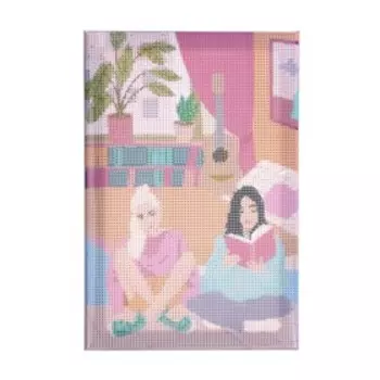 Алмазная мозаика на подрамнике с полным заполнением «Подруги», 20 30 см