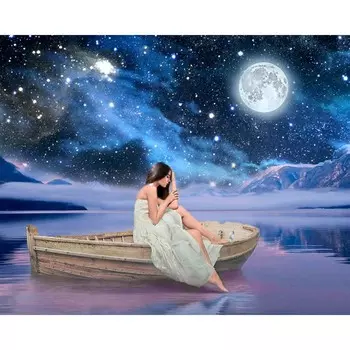 Алмазная мозаика «Под луной» 40 50 см