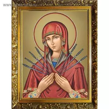 Алмазная мозаика «Семистрельная», 30 40 см, 34 цвета