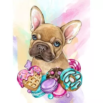 Алмазная мозаика «Сладкоежка» 15 20 см