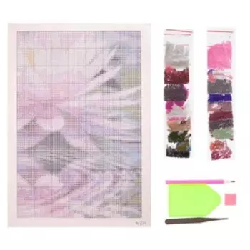 Алмазная мозаика «Священный цветок», 28 цветов