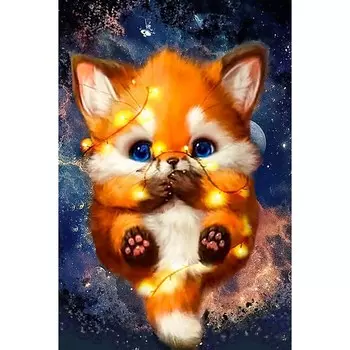 Алмазная мозаика «В ожидании волшебства» 20 30 см