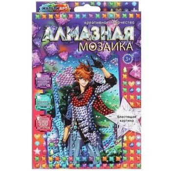 Алмазная мозаика «Воин стихий», 10 15 см