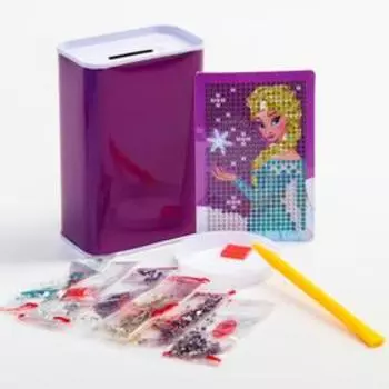 Алмазная мозаика на копилках, 11.5х8.5 см, Холодное сердце