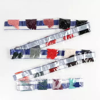 Алмазная мозаика с полным заполнением на холсте с подрамником «Карпы», 3040 см