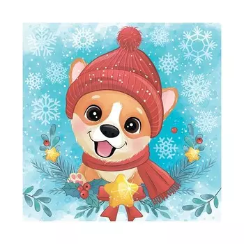 Алмазные узоры «Верный друг» 30 30 см