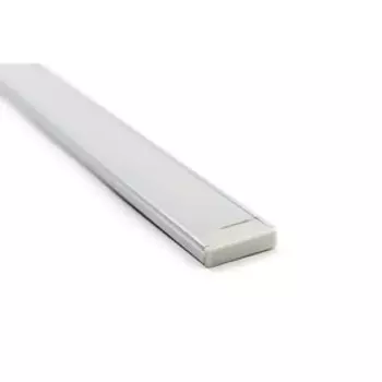 Накладной профиль SWG для светодиодной ленты, 2 м, 44.8 × 11.1 мм, матовый рассеиватель, 2 заглушки