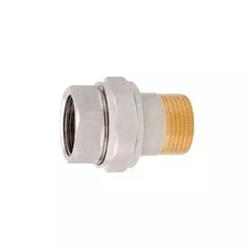 Американка ITAP 161, 3/4", внутренняя/наружная резьба, прямая, никелированная латунь