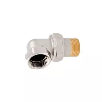 Американка ITAP 162, 1/2", внутренняя/наружная резьба, угловая, никелированная латунь