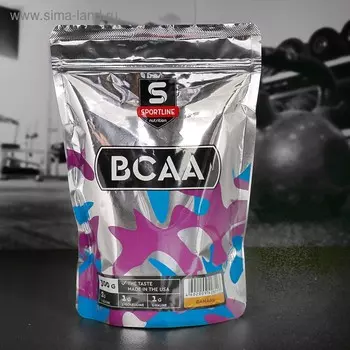 Аминокислоты SportLine BCAA 2:1:1, Банан, спортивное питание, 300 г