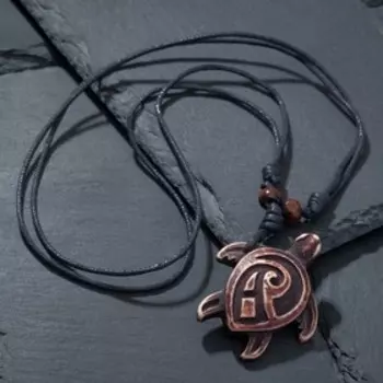 Амулет "Черепаха" на шнурке, 4,5х3,5см