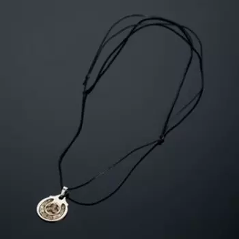 Амулет "Подкова удачи", (мед/сталь)