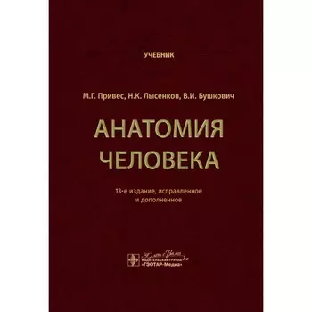 Анатомия человека. Учебник. 13-е издание, исправленное и дополненное. Привес М.Г., Лысенков Н.К., Бушкович В.И.