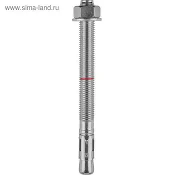 Анкер KRAFTOOL, клиновой, белый цинк, 12x100 мм, 25 шт