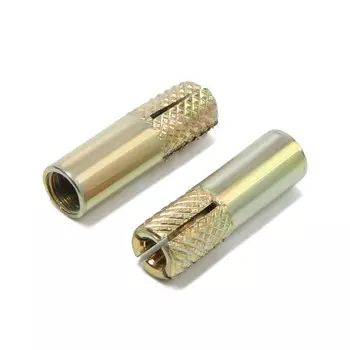 Анкер ЛОМ, забиваемый, стальной, желтопасированный, М6х25 мм, 100 шт