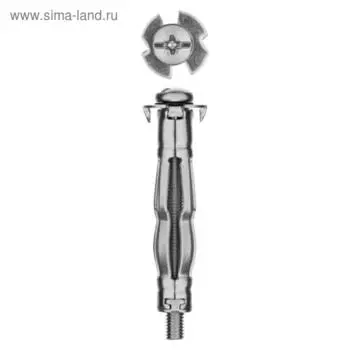 Анкер-молли ЗУБР, с винтом, оцинкованный, М4832 мм, 100 шт.