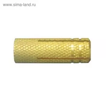 Анкер Steelrex, забиваемый, латунный, желтопасированный, 12х50 мм, 50 шт