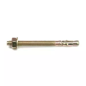 Анкер ТУНДРА krep, клиновой, желтый цинк, 10х120 мм