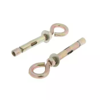 Анкерный болт ЛОМ, с кольцом, оцинкованный, 8х45 мм, 100 шт