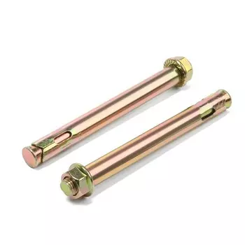 Анкерный болт ЛОМ, с гайкой, оцинкованный, 20х200 мм, 14 шт