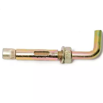 Анкерный болт Steelrex, с Г-образным крюком, оцинкованный, 10x100 мм, 50 шт