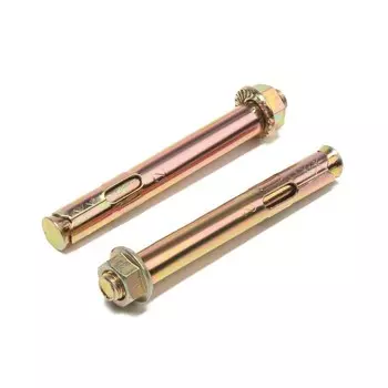 Анкерный болт Steelrex, с гайкой, оцинкованный, 12x100 мм, 2 шт