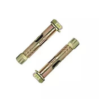 Анкерный болт Steelrex, с гайкой, оцинкованный, 12x75 мм, 75 шт