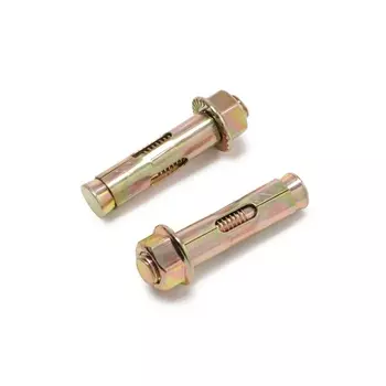 Анкерный болт ТУНДРА, с гайкой, оцинкованный, 12х60 мм, 80 шт