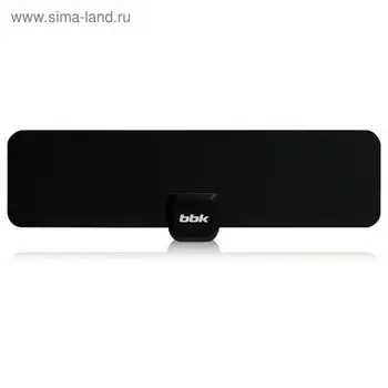 Антенна комнатная BBK DA 20, цифровая, активная, DVB-T, DVB-T2, черная