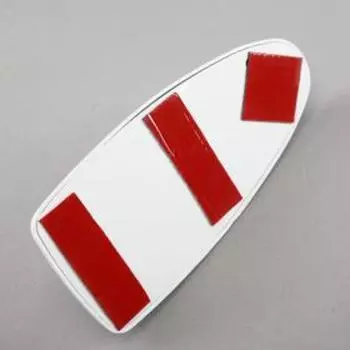 Антенна акулий плавник на крышу, белый, пластик