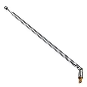 Антенна телескопическая поворотная RUICHI AST-16, диаметр 6 мм, кол-во колен 4, 210-620 мм