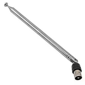 Антенна телескопическая поворотная RUICHI AST-17, диаметр 7 мм, кол-во колен 8, 170-870 мм