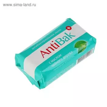 Антибактериальное мыло "Мой Доктор" с маслом чайного дерева и экстрактом брусничных листьев, 100 г