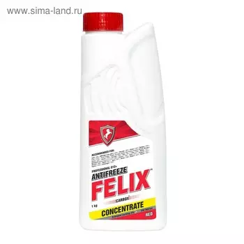 Антифриз, FELIX Carbox красный, концентрат, 1 кг