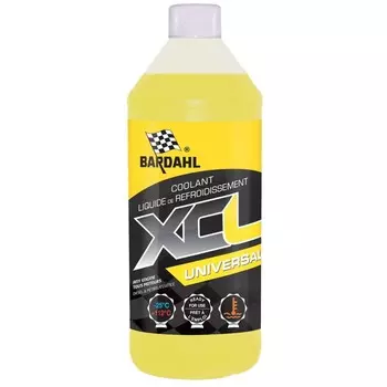 Антифриз концентрат Bardahl XCL UNIVERSAL G12+ желтый, 1 л