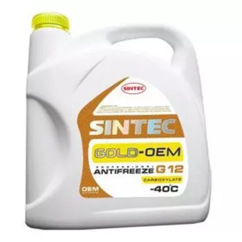 Антифриз SINTEC GOLD - 40 желтый, 5кг