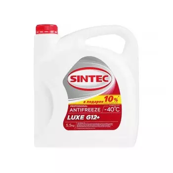 Антифриз Sintec Luxe красный G12+, 5 л