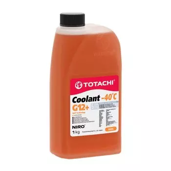 Антифриз Totachi NIRO COOLANT -40 C, G12+, оранжевая, 1 кг