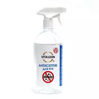 Антисептик VITA UDIN, для рук, спрей, цвет - микс, 1 л