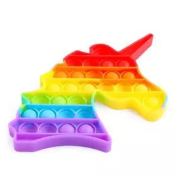 Антистресс игрушка «Вечная пупырка», единорог, радуга