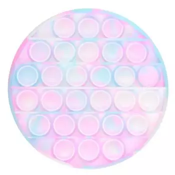 Антистресс игрушка «Вечная пупырка», круг, трехцветный, МИКС