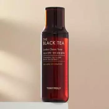 Антивозрастной тонер для лица TONYMOLY с экстрактом английского чёрного чая, 150 мл
