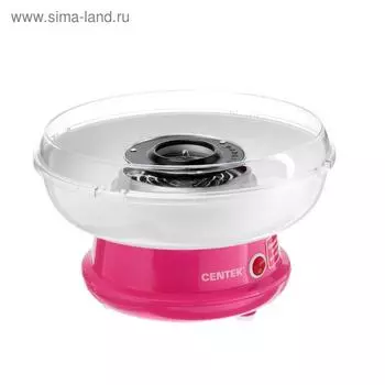Аппарат для приготовления сахарной ваты Centek CT-1445, 400 Вт, розовый