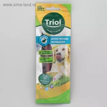 Аппетитные колбаски Triol из кролика для собак, 40г