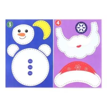 Аппликации «Снеговичок», 20 стр.