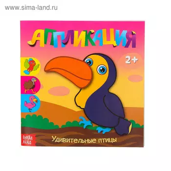 Аппликации «Удивительные птицы», 20 стр.