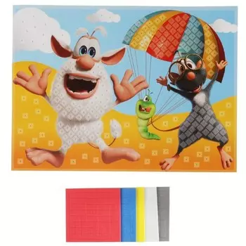 Аппликация «Буба и Лула», мягкая мозаика, 17 23 см